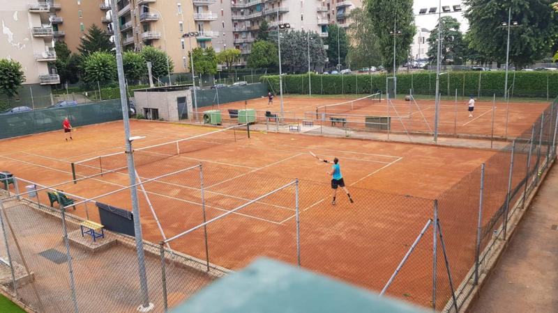 I campi in terra rossa del Tennis Club Pioltello